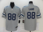 Men's Dallas Cowboys #88 Ceedee Lamb Grey 2020 Inverted Legend Stitched Nfl Nike Limited Jersey Nfl