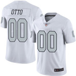 Men's Limited #00 Jim Otto White Jersey Rush Vapor Untouchable Football Oakland Raiders Nfl