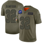 Nike Bills #32 O. J. Simpson Camo Men's Stitched Nfl Limited 2019 Salute To Service Jersey Nfl