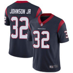 Texans #32 Lonnie Johnson Jr. Navy Blue Team Color Men's Stitched Football Vapor Untouchable Limited Jersey Nfl