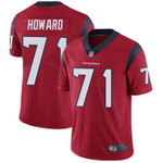 Texans #71 Tytus Howard Red Alternate Men's Stitched Football Vapor Untouchable Limited Jersey Nfl