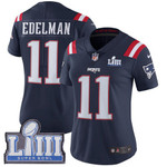 Women's New England Patriots #11 Julian Edelman Navy Blue Nike Nfl Rush Vapor Untouchable Super Bowl Liii Bound Limited Jersey Nfl