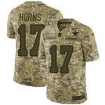 Nike Cowboys #17 Allen Hurns Camo Men's Stitched Nfl Limited 2018 Salute To Service Jersey Nfl