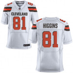 Nike Cleveland Browns #81 Rashard Higgins White Stitched Nfl Elite Jersey Nfl