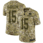 Nike 49Ers #15 Pierre Garcon Camo Men's Stitched Nfl Limited 2018 Salute To Service Jersey Nfl