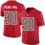 Nike Buccaneers #90 Jason Pierre-Paul Red Men's Stitched Nfl Limited Rush Jersey Nfl