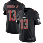 Nike Giants #13 Odell Beckham Jr Black Men's Stitched Nfl Limited Rush Impact Jersey Nfl