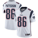 Nike Men's New England Patriots #86 Cordarrelle Patterson White Road Vapor Untouchable Limited Jersey Nfl
