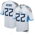 Men's Tennessee Titans #22 Derrick Henry Nike White New 2018 Game Jersey Nfl
