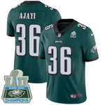 Nike Eagles #36 Jay Ajayi Midnight Green Team Color Super Bowl Lii Champions Men's Stitched Nfl Vapor Untouchable Limited Jersey Nfl