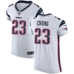 Men's Nike New England Patriots #23 Patrick Chung White Stitched Nfl Vapor Untouchable Elite Jersey Nfl