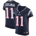 Men's Nike New England Patriots #11 Julian Edelman Navy Blue Team Color Stitched Nfl Vapor Untouchable Elite Jersey Nfl