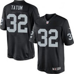 Mens Nike Nfl Oakland Raiders #32 Jack Tatum Home Black Limited Jersey Nfl