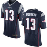 Nike New England Patriots #13 Phillip Dorsett Navy Blue Team Color Men's Stitched Nfl Elite Jersey Nfl