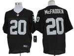Size 60 4Xl-Darren Mcfadden Oakland Raiders #20 Black Stitched Nike Elite Nfl Jerseys Nfl