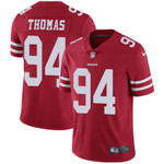 Nike San Francisco 49Ers #94 Solomon Thomas Red Team Color Men's Stitched Nfl Vapor Untouchable Limited Jersey Nfl