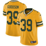 Nike Green Bay Packers #39 Demetri Goodson Yellow Men's Stitched Nfl Limited Rush Jersey Nfl