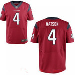 Men's 2017 Nfl Draft Houston Texans #4 Deshaun Watson Red Team Color Stitched Nfl Nike Elite Jersey Nfl