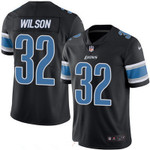 Men's Detroit Lions #32 Tavon Wilson Black 2016 Color Rush Stitched Nfl Nike Limited Jersey Nfl