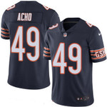 Men's Chicago Bears #49 Sam Acho Navy Blue 2016 Color Rush Stitched Nfl Nike Limited Jersey Nfl