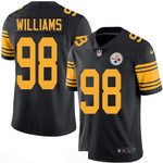 Men's Pittsburgh Steelers #98 Vince Williams Black 2016 Color Rush Stitched Nfl Nike Limited Jersey Nfl