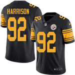 Nike Steelers #92 James Harrison Black Men's Stitched Nfl Limited Rush Jersey Nfl