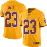 Nike Redskins #23 Deangelo Hall Gold Men's Stitched Nfl Limited Rush Jersey Nfl