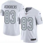 Men's Oakland Raiders #83 Ted Hendricks Retired White 2016 Color Rush Stitched Nfl Nike Limited Jersey Nfl