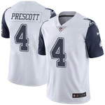 Nike Cowboys #4 Dak Prescott White Men's Stitched Nfl Limited Rush Jersey Nfl