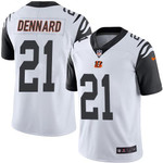 Nike Bengals #21 Darqueze Dennard White Men's Stitched Nfl Limited Rush Jersey Nfl