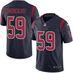 Nike Texans #59 Whitney Mercilus Navy Blue Men's Stitched Nfl Limited Rush Jersey Nfl