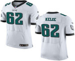 Men's Philadelphia Eagles #62 Jason Kelce New White Road Stitched Nfl Nike Elite Jersey Nfl