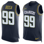 Men's San Diego Chargers #99 Joey Bosa Navy Blue Hot Pressing Player Name & Number Nike Nfl Tank Top Jersey Nfl