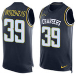 Men's San Diego Chargers #39 Danny Woodhead Navy Blue Hot Pressing Player Name & Number Nike Nfl Tank Top Jersey Nfl