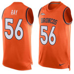 Men's Denver Broncos #56 Shane Ray Orange Hot Pressing Player Name & Number Nike Nfl Tank Top Jersey Nfl