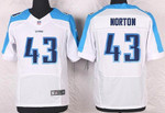 Men's Tennessee Titans #43 Jim Norton White Retired Player Nfl Nike Elite Jersey Nfl