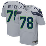 Men's Seattle Seahawks #78 Alvin Bailey Gray Alternate Nfl Nike Elite Jersey Nfl