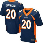 Men's Denver Broncos #20 Brian Dawkins Navy Blue Retired Player Nfl Nike Elite Jersey Nfl