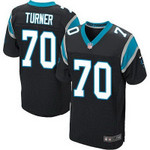 Men's Carolina Panthers #70 Trai Turner Black Team Color Nfl Nike Elite Jersey Nfl