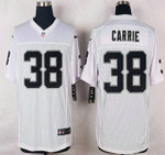 Oakland Raiders #38 T.J. Carrie Nike White Elite Jersey Nfl