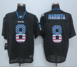 Men's Tennessee Titans #8 Marcus Mariota 2014 Nike Usa Flag Fashion Black Elite Jersey Nfl