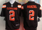 Nike Cleveland Browns #2 Johnny Manziel 2015 Brown Game Jersey Nfl