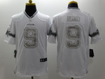 Nike Dallas Cowboys #9 Tony Ramo Platinum White Limited Jersey Nfl