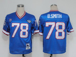 Buffalo Bills #78 Bruce Smith Blue Throwback Jersey Nfl
