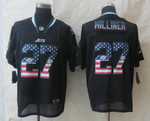 Nike New York Jets #27 Dee Milliner 2014 Usa Flag Fashion Black Elite Jersey Nfl