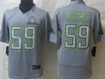 Nike Carolina Panthers #59 Luke Kuechly 2014 Pro Bowl Gray Jersey Nfl