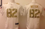 Nike Dallas Cowboys #82 Jason Witten Salute To Service White Game Jersey Nfl