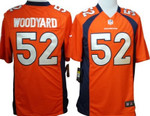 Nike Denver Broncos #52 Wesley Woodyard Orange Game Jersey Nfl