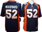 Nike Denver Broncos #52 Wesley Woodyard Blue Game Jersey Nfl