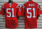 Nike New England Patriots #51 Jerod Mayo Red Elite Jersey Nfl